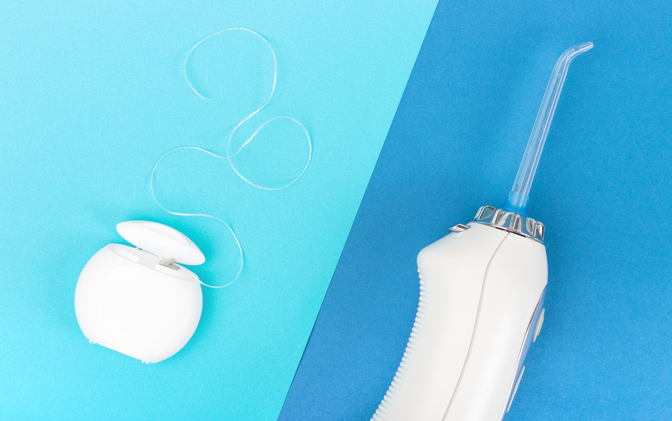 floss and water flosser